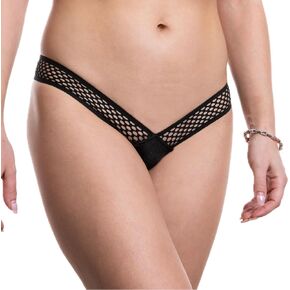 Pinup Doll Honeycomb Low Rise V Thong, G String Thongs, Thongs, G Strings, Women’s Underwear, Women's Panties With Liner