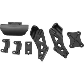 VBESTLIFE RC Car Bumper,RC Anti Collision Bumper Rear Wing Fixed Set for WLtoys 144001 124017 144010 Remote Control Car