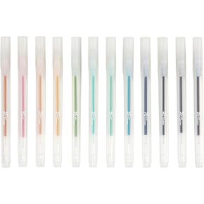 Erin Condren Colorful Gel Pens 12-Pack Rich Premium Ink. Writes Smoothly on Most Surfaces. Set of 12 Pens with 12 Ink Colors Perfect for Writing and Drawing