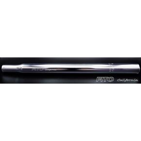 Seat Post - Fito Aluminum Alloy 25.4mm x 350mm Bicycle Seatpost. Mount Diameter: 22.2mm (7/8") - Silver