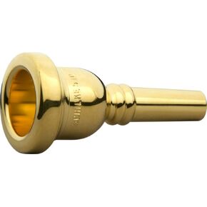 Schilke Standard Series Large Shank Trombone Mouthpiece in Gold 51D Gold in Kuwait