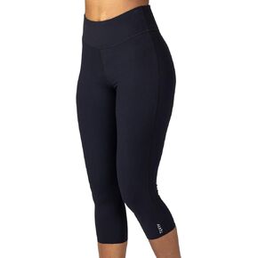 Terry Cycling Clothes for Women, Easy Rider Padded Bike Capris 20 Inch Long Hi-Rise High Waisted Knicker Tight with Padding