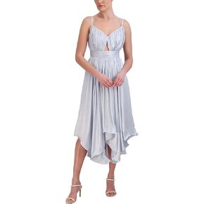 BCBGMAXAZRIA Women's Fit and Flare Midi Cocktail Dress