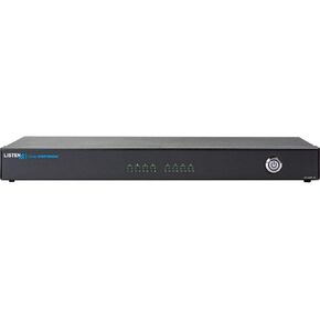 Listen Technologies LW-200P-16-01 Listen Everywhere 16 Channel Server (North American), Up to 1000 Users, 16 Mono Channels, Ultra-Low Latency, Uses Existing Wireless Network, iOS/Android App Support