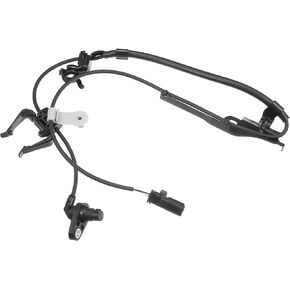 Motoforti Front Left ABS Sensor, Wheel Speed Sensor, for Toyota Highlander 2010-2019, Plastic, NO.895430E030/895430E020/895430E080/895430E090, Black