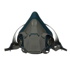 3M Rugged Comfort Half Facepiece Reusable Respirator 6502, NIOSH, Cool Flow Valve Helps Reduce Heat and Moisture, Silicone Faceseal Provides a Firm Seal, Welding, Sanding, Cleaning, Grinding, Medium
