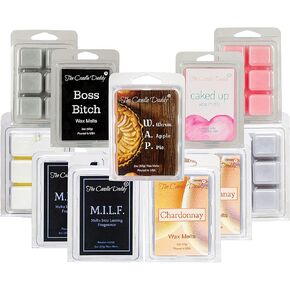 The Candle Daddy M.I.L.F. Mix Combo Set of 5 Scented 2OZ Wax Melts - 10 Ounces, 30 Cubes Milf Funny Gift for Mom Mother Sister Wife Him Her Mother's Day Anniversary Birthday