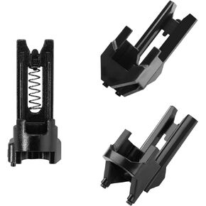 Vinyl Siding Adaptor Tip for Dewalt Roofing Nailer Cordless 20v DCN45RND1, DCN45RN, DCN45RNB Tip Replacement Vinyl Trim Adaptor and Vinyl Siding Adaptor，Siding Nailer Kit with Spring 3 Pack
