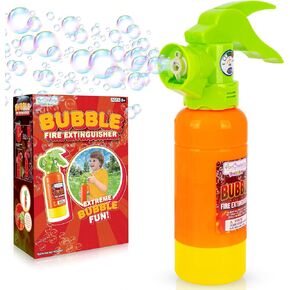 ArtCreativity Fire Extinguisher Bubble Toy for Kids - Bubble Blower Firefighter Toy with Bubble Solution Included - Automatic Bubble Toy Fire Extinguisher - Fireman Props for Boys 3 4 5 6