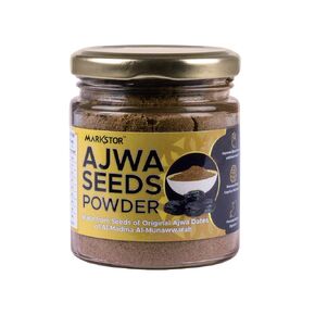 Markstor Ajwa Dates Seeds Powder - 3.5 oz (100g) - Nature's Multi-mineral Powerhouse - High Fiber Content for Digestive, Brain and Heart Health