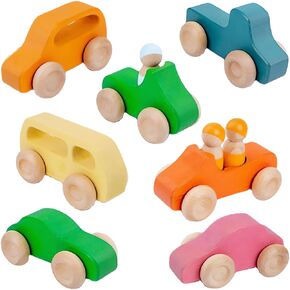 Curious Melodies Wooden Toys BlockWorlds Building Blocks - Little Village Houses | Nature Toy Block Sets