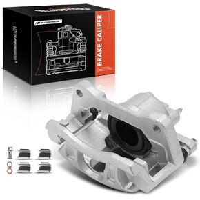 A-Premium Disc Brake Caliper Assembly with Bracket Compatible with Jeep Wrangler 2013-2017, Wrangler Jk & Dodge Grand Caravan, Journey, Nitro & Chrysler Town & Country & Ram C/V & Volkswagen Routan