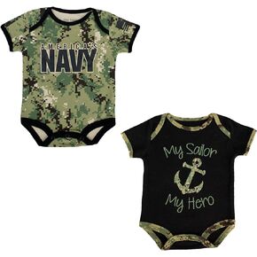 TROOPER NAVY NWU III 2 PK BODYSUITS