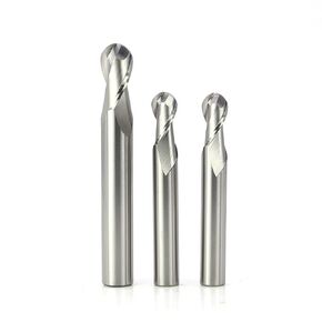 JIULI TOOL 6pcs Carbide End Mills Set Square Nose 3 Flutes End Mill for Aluminum Alloy DLC Coating HRC 55