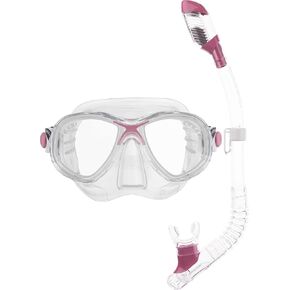 Cressi Youth Kids Snorkeling Mask and Dry Snorkel Kit - Marea Jr & Mini Dry: Designed in Italy