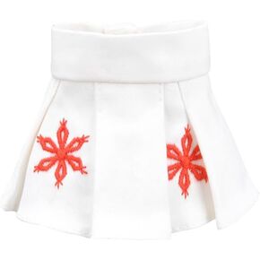 E-TING Santa Clothing for elf Doll Christmas Decoration (White Embroidered Skirt) in Kuwait