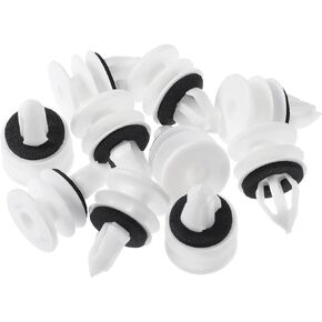 Door Panel Clips No.11519031 Automotive Clips for Chevrolet Plastic White (Set of 15)