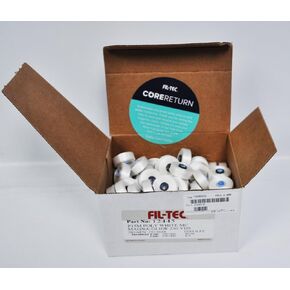 Fil-Tech Magna-Glide Poly Classics Style M Jumbo 230yd Prewound Bobbins 100ct White (1)