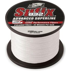 Sufix 832 Braid 40 lb Ghost 660-340GH: 832 Braid 40 lb Ghost, One Size