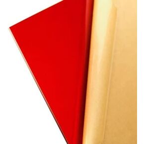 Transparent Red Acrylic Sheet #2423 1/8" x 5" x 10" in Saudi Arabia