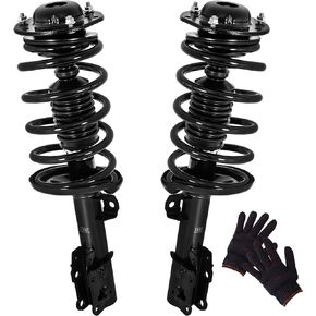 Front Left & Right Complete Struts Shocks 172199 172200 Compatible with 2004-2011 Chevy Malibu, 2007-2009 Saturn Aura, 2005-2010 Pontiac G6 Front Shock Absorbers