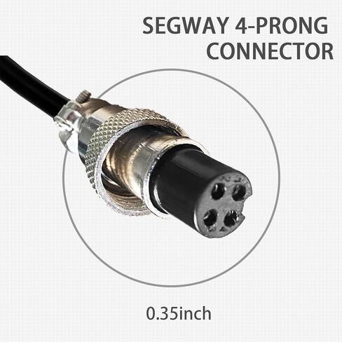 شاحن سكوتر كهربائي 4 شقوق لـ Ninebot S/S-MAX/Mini PRO/Mini lite، موصل 63V 2A 4-Pin متوافق مع Ninebot بواسطة Segway Go Kart in Kuwait
