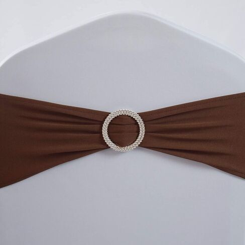 AMERRY 50 Pcs Spandex Chair Bands Sashes Folding Chair Covers Chair Sashes Clearance Chair Bows for Wedding Party Banquet Christmas Thanksgiving Baby Shower Event Decorations (Black Green,50 PCS) in Saudi Arabia