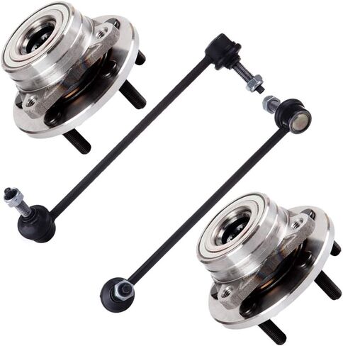 SCITOO 4pcs Front Wheel Hub Assembly Suspension Kit - Fit for Ford Taurus for Mercury Sable Front Sway Bar End Link Wheel Hub Bearing - 513100 in Saudi Arabia