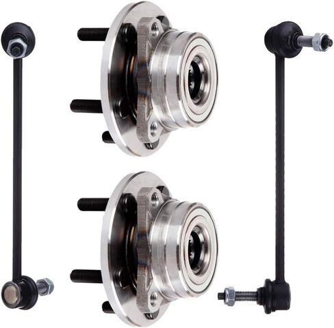 SCITOO 4pcs Front Wheel Hub Assembly Suspension Kit - Fit for Ford Taurus for Mercury Sable Front Sway Bar End Link Wheel Hub Bearing - 513100 in Saudi Arabia