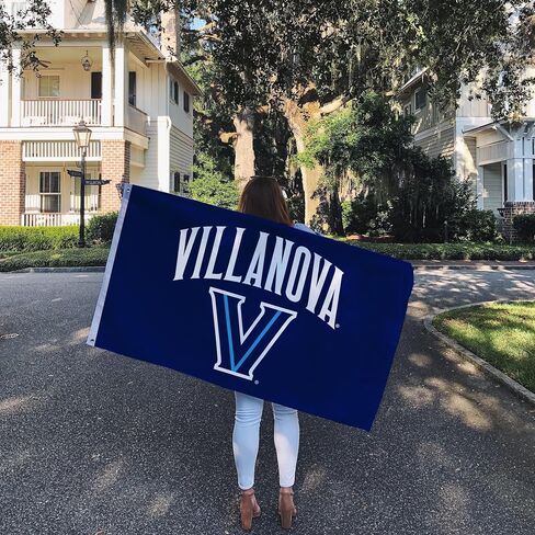 لافتات علم جامعة صبار الصحراء فيلانوفا VU Wildcats أعلام 100% بوليستر للاستخدام الداخلي والخارجي 3x5 (النمط 2) in Saudi Arabia