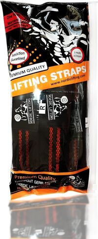 Lifting Straps (2 Pairs/4 Straps) for Weightlifting/Cross Training/Workout/Gym/Powerlifting/Bodybuilding-Support For Women & Men - Premium Quality Equipment & Accessories -Avoid Injury in Saudi Arabia
