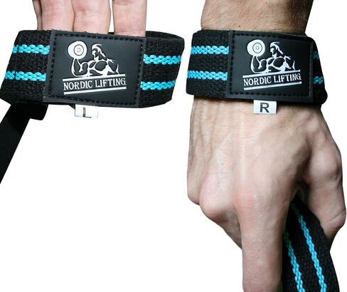Lifting Straps (2 Pairs/4 Straps) for Weightlifting/Cross Training/Workout/Gym/Powerlifting/Bodybuilding-Support For Women & Men - Premium Quality Equipment & Accessories -Avoid Injury in Saudi Arabia