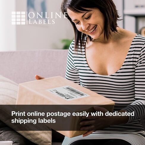 ملصقات على الإنترنت 6.78 × 4.75 و3.5 × 3.75 ملصقات شحن - متوافقة مع USPS Click-N-Ship - حزمة من 100 ورقة - طابعة نافثة للحبر/ليزر in Saudi Arabia