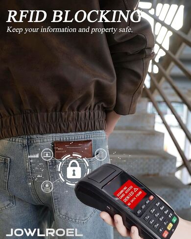 محفظة AirTag - محفظة رجالية ثنائية الطي من الجلد المحبب مع حامل AirTag، ومحفظة حجب RFID للرجال مع 2 نافذة لبطاقة الهوية و12 حامل بطاقات وصندوق هدايا - أسود in Kuwait