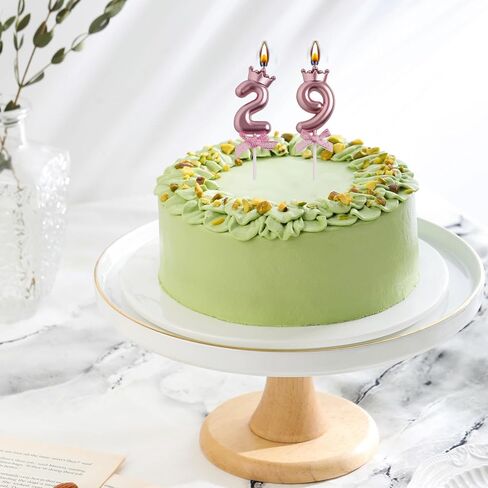 شموع عيد الميلاد التاسع والتسعين، لون ذهبي وردي 92 29 عامًا، شموع عيد ميلاد عدد شموع عيد الميلاد، هدايا زينة حفلات عيد ميلاد سعيد للنساء والرجال in Kuwait