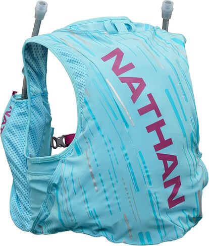 Nathan Hydration Race Vest. 4L Pinnacle Hydration Pack with Two 20oz Hydration Soft Flask, Water-Resistant Pockets, Lightweight & Moisture Wicking in Saudi Arabia