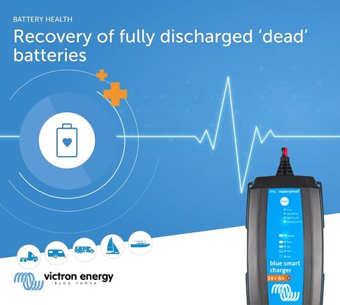 Victron Energy Blue Smart IP65 24-Volt 8 amp Battery Charger (Bluetooth) in Saudi Arabia