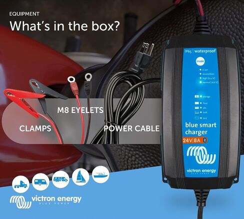 Victron Energy Blue Smart IP65 24-Volt 8 amp Battery Charger (Bluetooth) in Saudi Arabia
