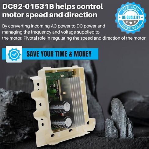 DC92-01531B Washer Inverter Control Board Compatible with Samsung Washer Replaces 3996732, AP5955156, PS10063192 Fit for WF42H5200AP/A2, WF42H5200AW/A2, WF42H5000AW/A2, 2 YEAR WARRANTY in Saudi Arabia