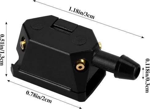 2 PCS Front windshield washer nozzles Arm-mounted Jets nozzles Washer nozzles Car Windshield Wiper Spray Jet Universal Car Wiper in Saudi Arabia