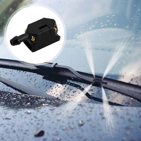 2 PCS Front windshield washer nozzles Arm-mounted Jets nozzles Washer nozzles Car Windshield Wiper Spray Jet Universal Car Wiper in Saudi Arabia