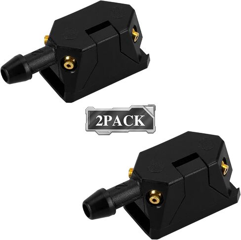 2 PCS Front windshield washer nozzles Arm-mounted Jets nozzles Washer nozzles Car Windshield Wiper Spray Jet Universal Car Wiper in Saudi Arabia