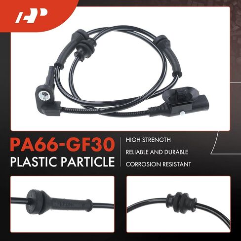 A-Premium ABS Wheel Speed Sensor Compatible with Jeep Models - Cherokee 2016 2017 2018 2019 2020, Sport Utility - Front Driver or Passenger Side, Replace# 68217205AC in Saudi Arabia