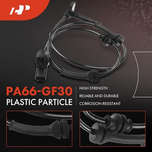 A-Premium ABS Wheel Speed Sensor Compatible with Jeep Models - Cherokee 2016 2017 2018 2019 2020, Sport Utility - Front Driver or Passenger Side, Replace# 68217205AC in Saudi Arabia