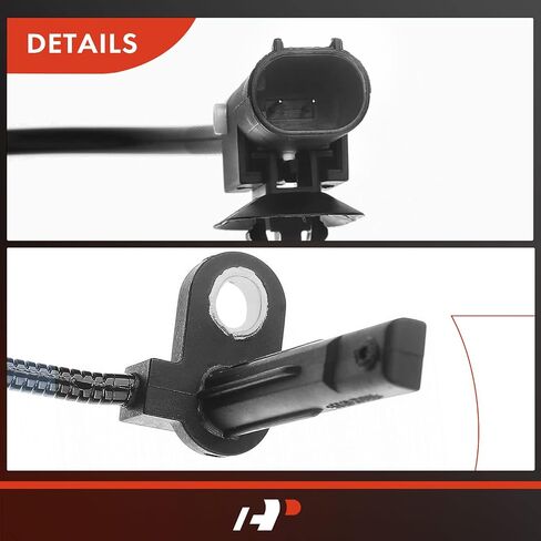 A-Premium ABS Wheel Speed Sensor Compatible with Jeep Models - Cherokee 2016 2017 2018 2019 2020, Sport Utility - Front Driver or Passenger Side, Replace# 68217205AC in Saudi Arabia
