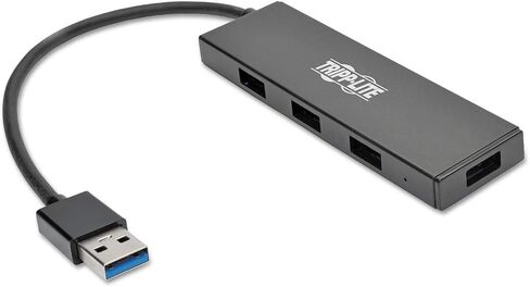 تريب لايت 4 منافذ يو اس بي 3.0 موزع يو اس بي 3.0 ، موزع USB محمول لشحن USB ونقل البيانات ، 5 جيجابت في الثانية ، الومنيوم (U360-004-4A-AL) in Kuwait