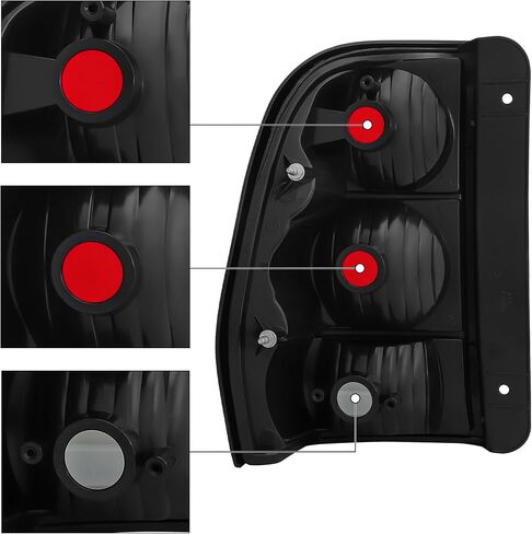 Tail Light Compatible With 2002-2009 Chevrolet Trailblazer 02 03 04 05 06 07 08 09 Chevrolet Trailblazer Rear Brake Tail Lights Passenger Side (Passenger Side) in Saudi Arabia