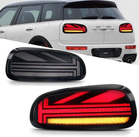 Tail Lights for JCW MINI F54 Cooper S Clubman 2014-2019 w/Start Up Animation & Sequential Turn Signals Union Jack Rear Light Assembly in Saudi Arabia