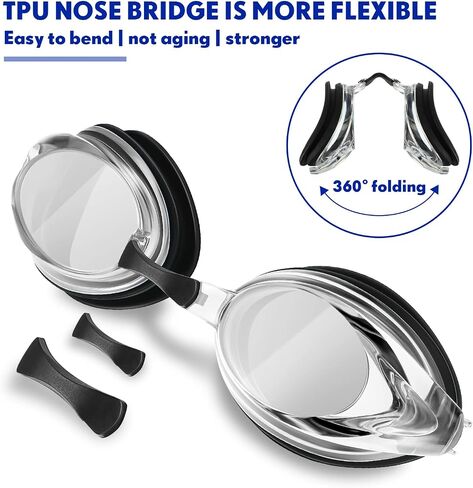 4 Pair Adult Swimming Goggles for Men Women Anti Fog Racing Competitive Swimming Goggles No Leaking Swimming Goggles with Adjustable Goggle Bungee Strap and Nosepieces Youth, 4 Colors in Saudi Arabia