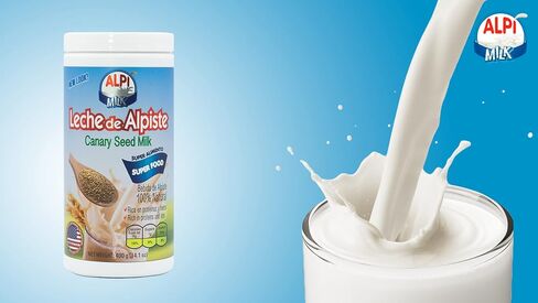 Leche de Alpiste - ALPIMILK Canary Seed Milk VANILLA/CINNAMON 14.1oz in Saudi Arabia